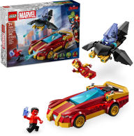 LEGO Super Heroes Marvel Iron Man Car & Black Panther vs. Red Hulk 76310