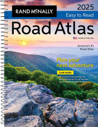 Title: 2025 Road Atlas Midsize Easy to Read Spiral, Author: Rand McNally
