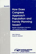 How Does Congress Approach Family Planning Issues?: Results of Qualitative Interviews with Legislative Directors