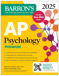 Title: AP Psychology Premium, 2025: Prep Book for the New 2025 Exam with 3 Practice Tests + Comprehensive Review + Online Practice, Author: Barron's Educational Series